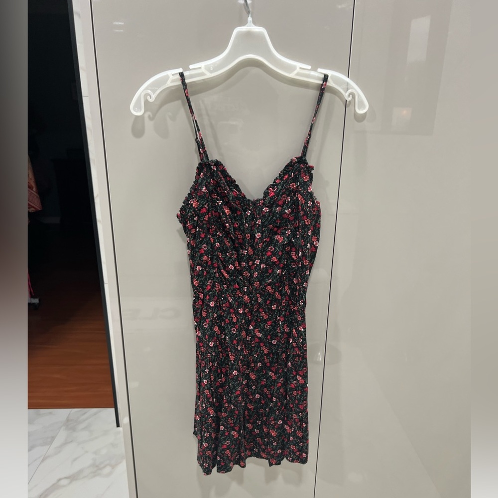 black floral dress